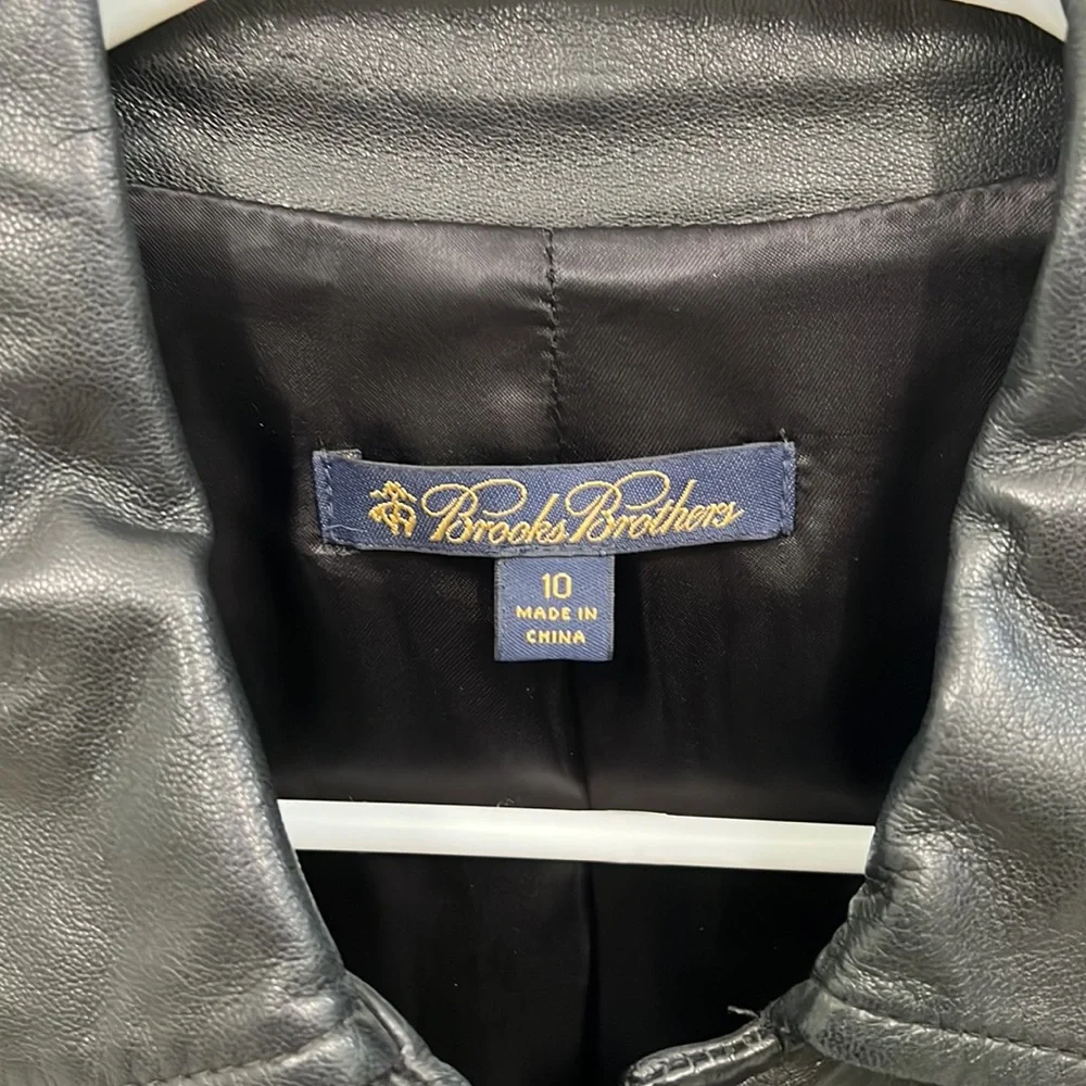 Brooks Brothers Leather Jacket - Picture 2 of 8